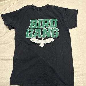 Philadelphia Eagles Black Bird Gang T-Shirt- Men’s Small
